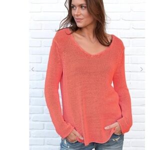 Wooden Ships Shirt Tail V sweater